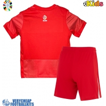 Poland Replica Away Minikit Euro 2024 Short Sleeve (+ pants)